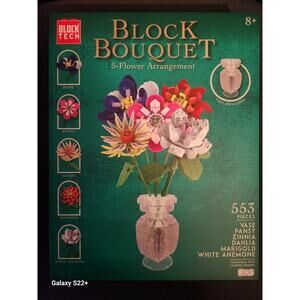 Block Tech Bouquet 553-Piece STEM Building Set – New Sealed Toy